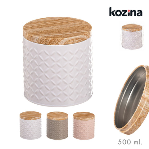 Tarro Metal Redondo 500ml surtido color aleatorio