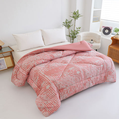 Edredón Estampado 135cm (230x260cm) Rosa