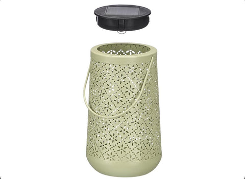 Lámpara Solar Farol Cónico Rombos