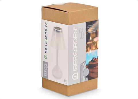 Lámpara Solar Mesita Plástico surtido Blanco Negro