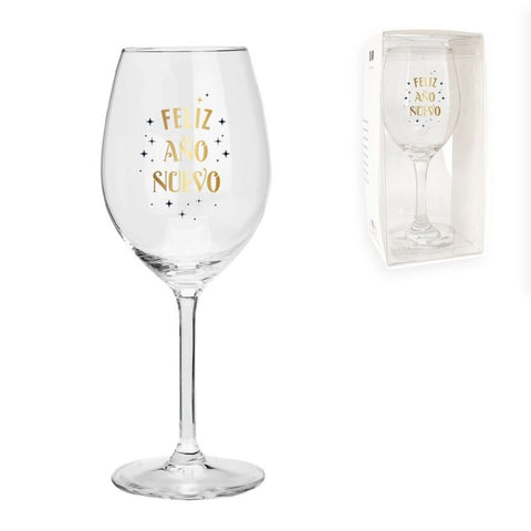Copa Vino 415ml Feliz Año Nuevo