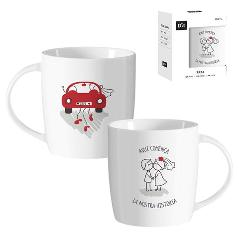Taza Mug 350ml Catalán 2 Modelos (Avui Comença la Nostra Història)