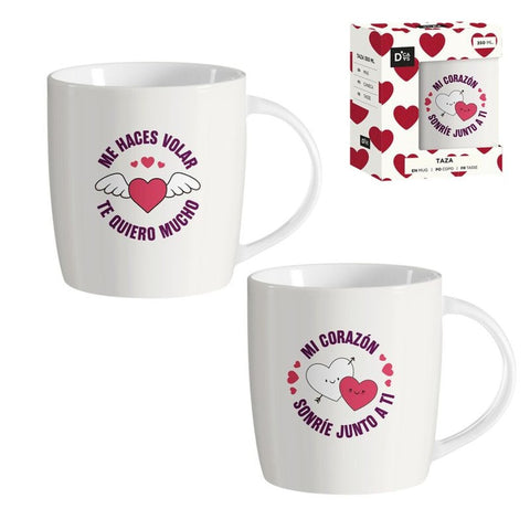 Taza Mug 350ml Amor 2 Modelos
