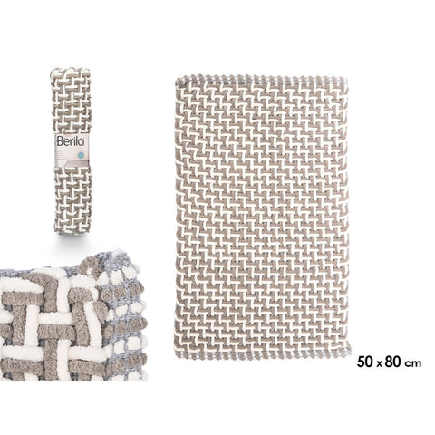 Alfombra de Baño Gris 50x80cm