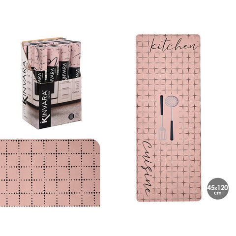 Alfombra de Cocina ''Cuisine'' 45x120cm Base Goma Antideslizante