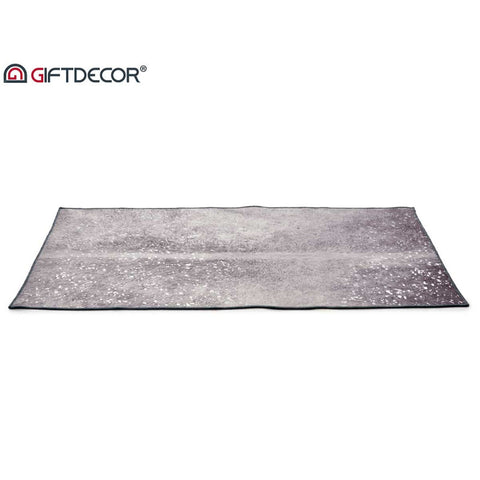 Catifa Gris 133x190cm amb Taques Platejades