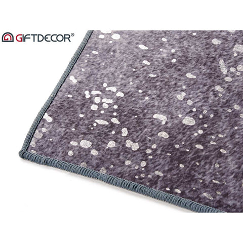 Catifa Gris 133x190cm amb Taques Platejades