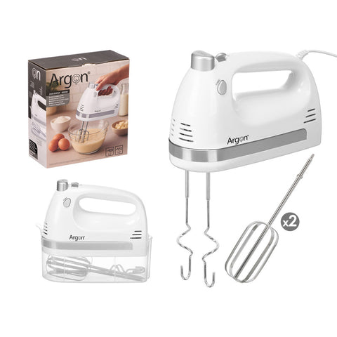 Batidora Doble Varilla 400W Blanco Argón