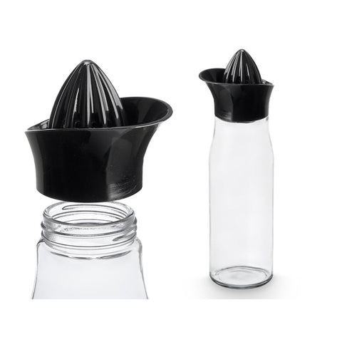 Botella con Exprimidor Negra 800ml