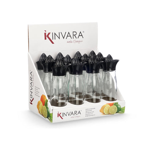 Botella con Exprimidor Negra 800ml