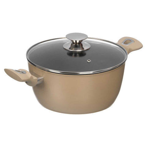 Cacerola Inducción 24cm Forjado Beige Vilma
