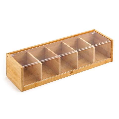 Caja Bambú 5 Compartimentos