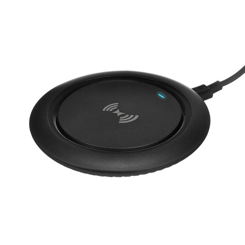 Cargador Inalámbrico Redondo Negro Argón