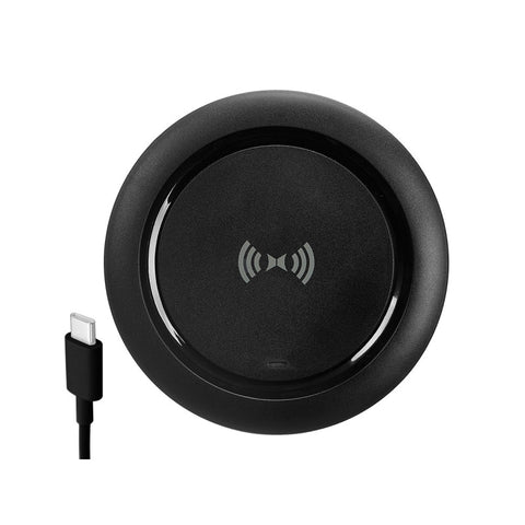 Cargador Inalámbrico Redondo Negro Argón
