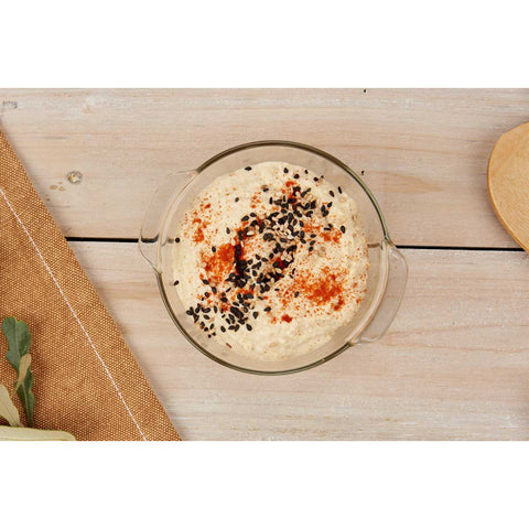 Pack 6 Cazuelas de Vidrio Aperitivo Redondas con Asas 150ml