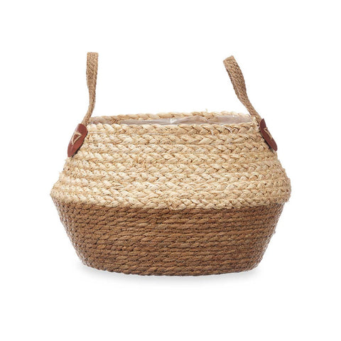Cesto Plegable Asas Esparto Mixto 24cm