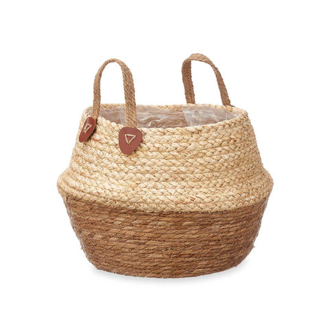 Cesto Plegable Asas Esparto Mixto 30cm