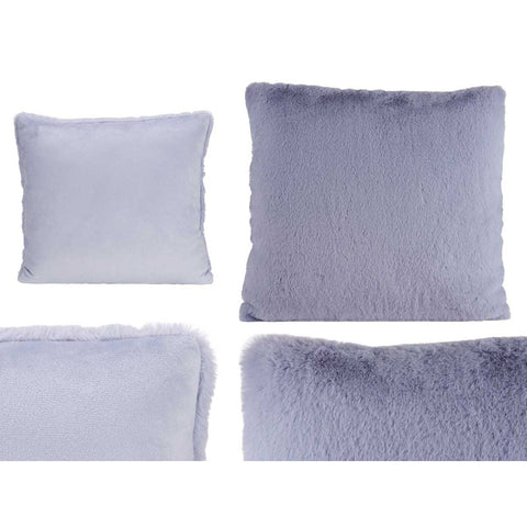 Cojín de Pelo Corto Lila Grisaceo 40cm