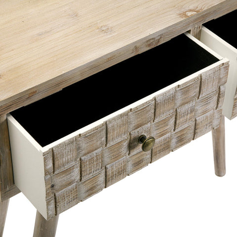 Consola Mesa de Entrada 2 Cajones Anish