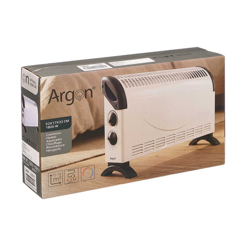 Convector Blanco 1800W Argón