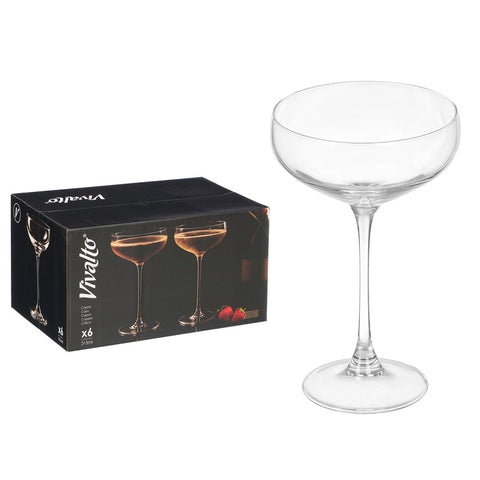 Pack 6 Copas Champagne Vintage 315ml