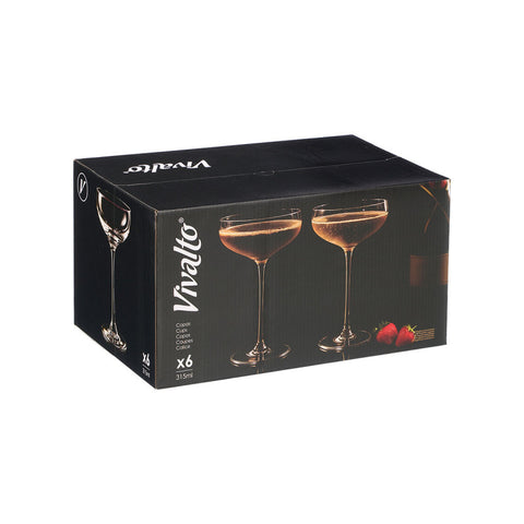 Pack 6 Copas Champagne Vintage 315ml
