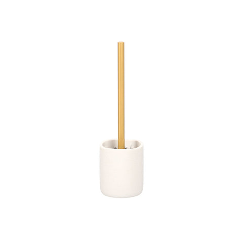 Escobillero Poliresina de Baño Blanco