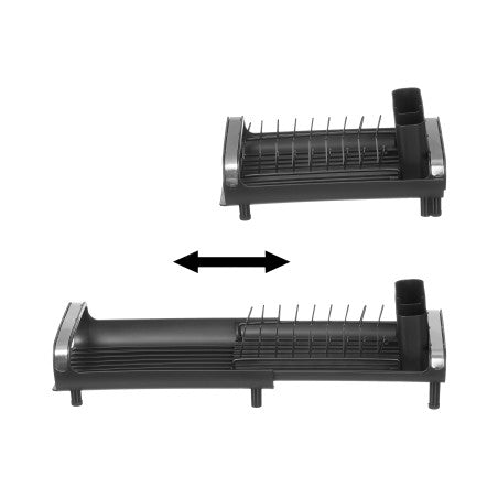 Escurreplatos Extensible Negro