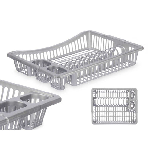 Escurreplatos Grande Gris 36x46x8cm