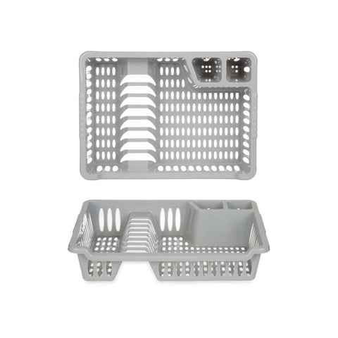 Escurreplatos Pequeño Gris 29,5x40x8cm