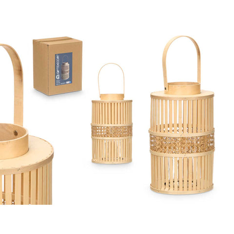 Farol Bambu Natural Vela Grande