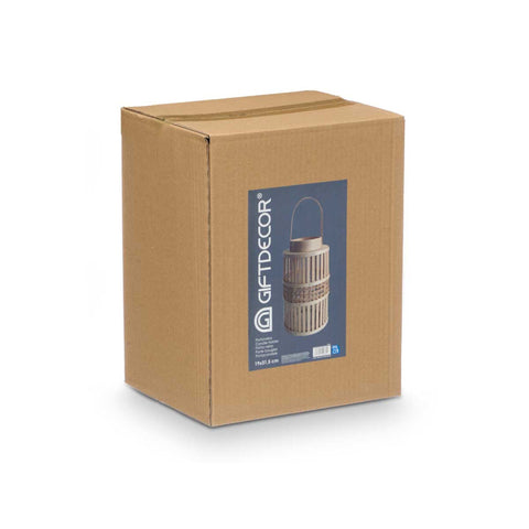 Farol Bambu Natural Vela Grande