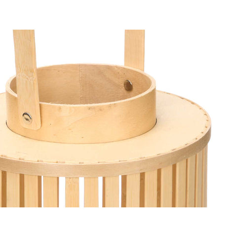 Farol Bambu Natural Vela Grande