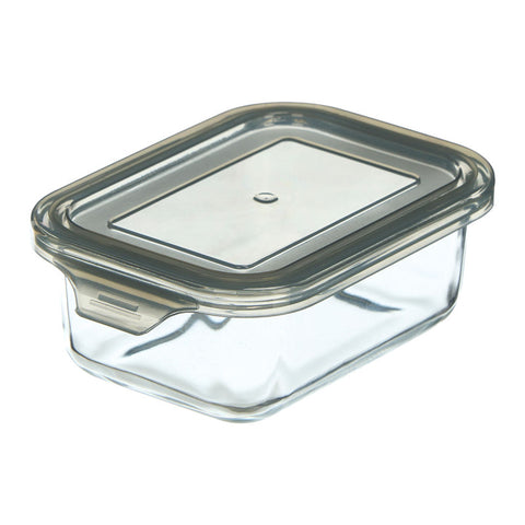 Fiambrera Rectangular Gris 370ml