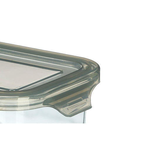 Fiambrera Rectangular Gris 370ml