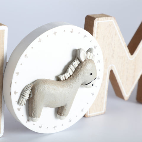 Figura Decorativa HOME 31x3x8cm