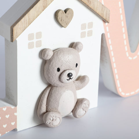 Figura Decorativa LOVE 30x3x11cm