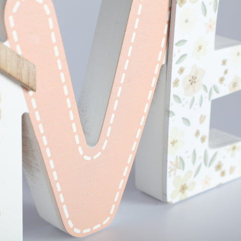 Figura Decorativa LOVE 30x3x11cm