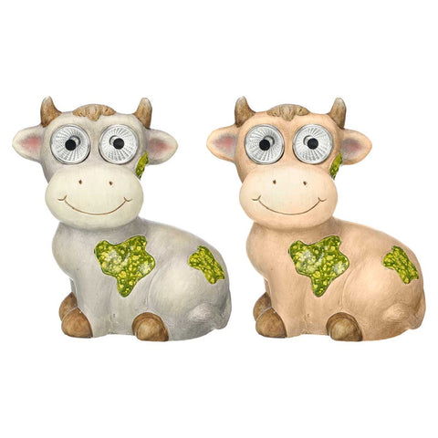 Figura Solar Vaca surtido Blanco Beige