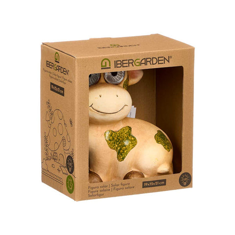 Figura Solar Vaca surtido Blanco Beige