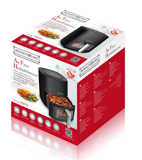 Freidora de Aire 6.5 Litros 1700W Royalty Line