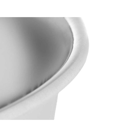 Frutero de Acero Pié Liso 25cm