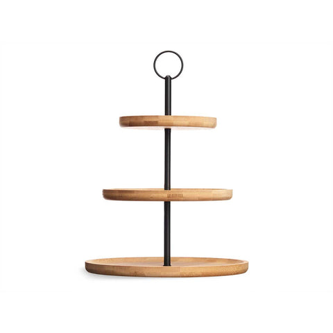 Fruiter Bambú 3 Pisos Suport Metall