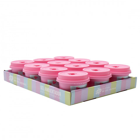Gel Ambientador Cupcake Aroma Fresa 100g