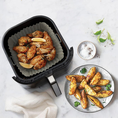 Molde Silicona Airfryer Cuadrado 22cm 