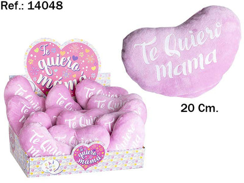 Corazón Peluche Te Quiero Mama 20cm
