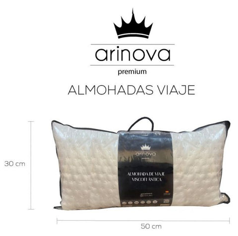 Almohada de Viaje 30x50cm Arinova