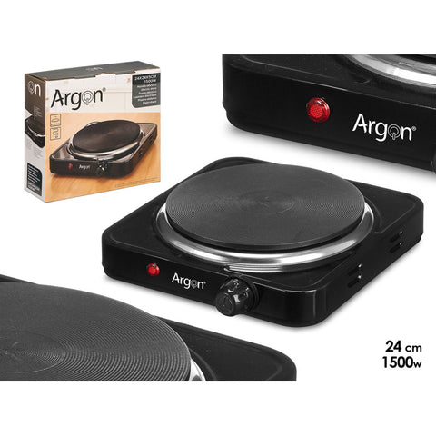 Hornillo Eléctrico Negro 1500W Argón