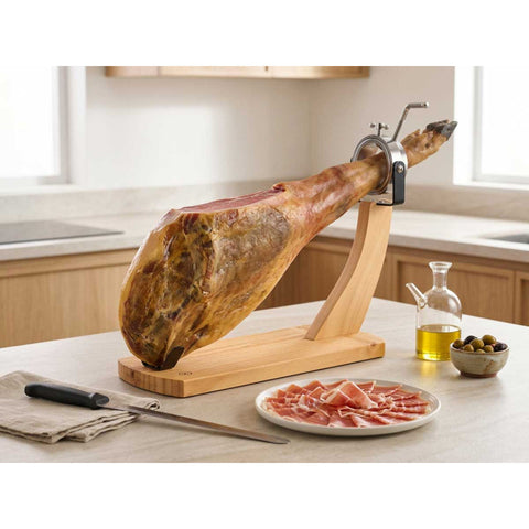 Jamonero Brazo Madera Pino