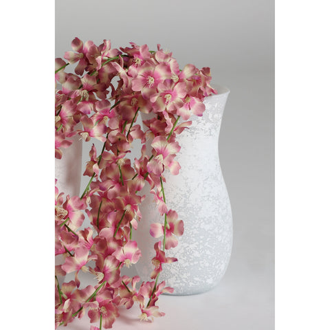 Jarrón Blanco Vidrio Julie 13x13x26cm